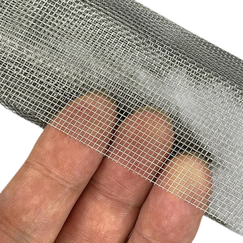 MSJSZP 20 Mesh 304 Stainless Steel Wire Mesh - 40×300cm (15.7×118 Inch) 0.19mm, Rustproof for Garden, Pet Cage & Vent Bug Control - Image 1